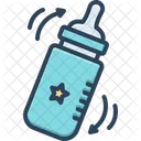 Shake Milk Bottle Brainstorm Icon