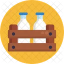 Milk Bottle Crate  Icon