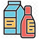 Milk Box Bottles Bottle Water Icon