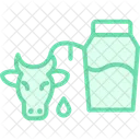 Milk Organic Cow Icon