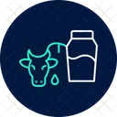Milk From Organic Cow Milk Organic Icon