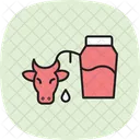 Milk From Organic Cow Milk Organic Icon