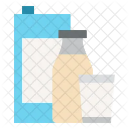 Milk glasses  Icon