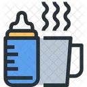 Milk Milk Bottle Cup Icon