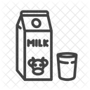 Milk Tetrabrik Cow Icon