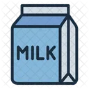 Milk Milk Cartoon Milk Box Icon
