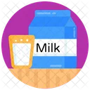 Liquor Milk Pack Dairy Icon