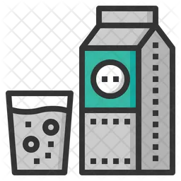 Milk Packet  Icon