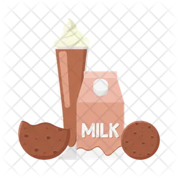 Milk-shake de chocolate  Ícone