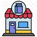 Milk Shop Dairy Shop Dairy Store Icon