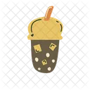 Milk Tea Drink Bubble Tea Icon