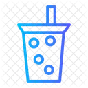 Milk Tea Beverage Straw Icon