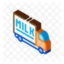 Truck Milk Factory Icon