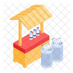 Milk Vendor  Icon