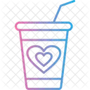 Milkshake Drink Love Drink Icon