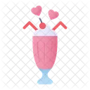 Milkshake Dessert Ice Cream Icon