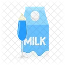 Milk-shake de mirtilo  Ícone