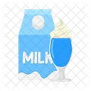 Milk-shake de mirtilo  Ícone