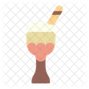 Milkshake Cream Caramel Icon
