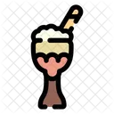 Milkshake Cream Caramel Icon