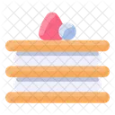 Mille Feuille Sweet Icon