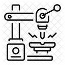 Milling Machine Grinding Engraving Icon