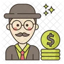 Millionaire Billionaire Businessman Icon