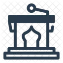 Mimbar Pulpit Sermon Icon