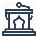 Mimbar Pulpit Sermon Icon