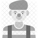 Mime Animator Clown Icon