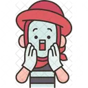 Mime Shocked Fright Icon