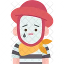 Mime Sad Expression Icon