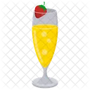 Mimosa Cocktail Orange Juice Icon