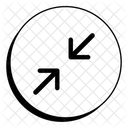 Minimize Arrow Resize Icon