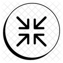 Minimize Arrow Resize Icon