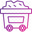 Mina Carro Industria Icono
