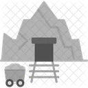 Mina Mineria Recoger Icono