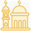 Minaret Duotone Line Icon Icon