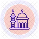 Minaret Line Icon Icon