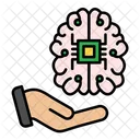 Brain Thinking Head Icon
