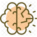 Mind Craze Mental Frenzy Brain Enthusiasm Icon