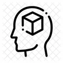 Cube Figure Man Icon