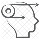 Mind Direction Brain Direction Thinking Direcion Icon