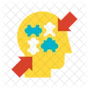 Mind Game Jigsaw Puzzle Problem Solution Icon