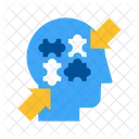 Mind Game Jigsaw Puzzle Problem Solution Icon