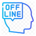 Mind Offline Communications Icon