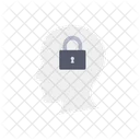 Mind Lock Brain Security Brain Lock Icon