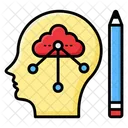 Mind Map Lateral Thinking Memory Icon