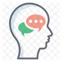 Mind Message Mind Chat Brain Message Icon
