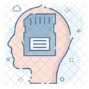 Memory Card Mind Microchip Mind Memory Icon